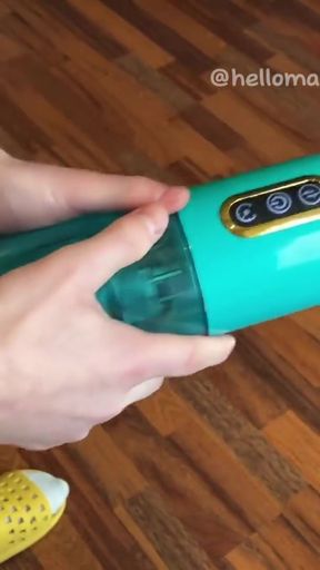Epic moment from "This Toy Eat My Cock Huge Cum with a New HoneyPlayBox  First Attempt to Handle It"
