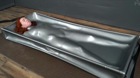 Gray latex vacuum parallelepiped