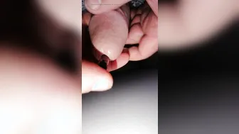 Bulgarian twink strokes his big cock in solo masturbation session