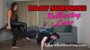 Happy Birthday To Me The Best Gift Is Your Balls Kicked By My Bare Feet In The Most Humiliating Positions - Kd Dynamite and Goddess Si