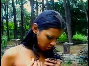 Hot Latin tranny gets her hard pole sucked by guy and gets fucked