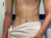 Come watch a horny 19 years old strip on holiday