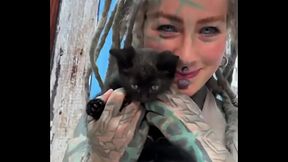 Sweet little black kitty cat ??What'_s your favorite thing about black cats?#BlackKittyLove #Sweet #CatVibes #Psyla...