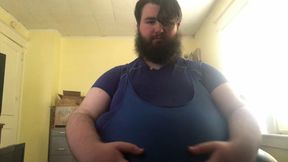 Sloshy belly and belly play p2 (padding)