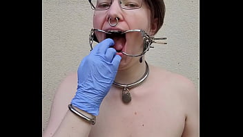 Dental gags and rubber gloves, would you like to give my mouth a more thorough inspection? ???