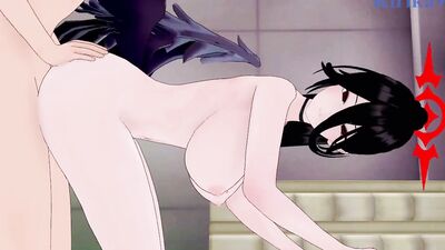 Blue Archive Hentai: Hasumi and I have intense sex in storage room - 60fps, 3D, rough, big tits, hent