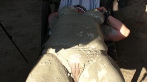 Julie Cunningham Covered in Mud, Tied up, Pissed Knickers