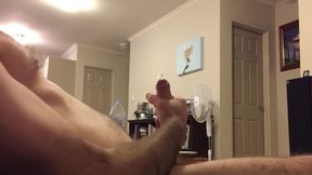 Side View With Nice Cum Ropes Jerk