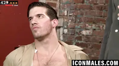 3way muscle hunk domination - threesome anal sex with rough fuck action