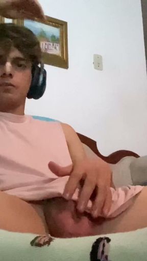 SWEET BOY PLAYING WITH HIS SEXTOY IN HIS ASS   Clip 1