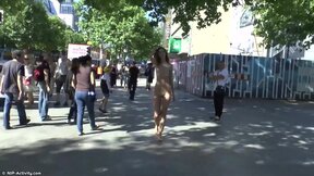 A lonely babe naked in Berlin