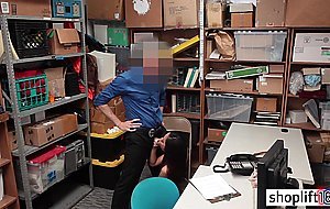 Asian teen used by a bad policeman after he busted her