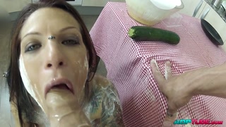 Fucking Aris Dark's perfect ass while we cook part 1