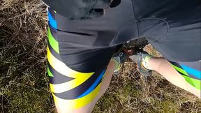 Bike Jerk Off, Lycra, Cum, Bicycle2