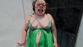 humiliation and anal destruction for me, in my neighbor s courtyard