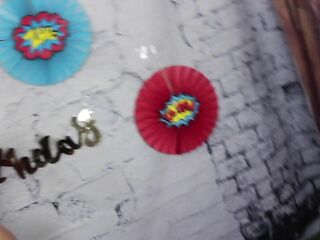 Harley Quinn Birthday Clown TEASER OmankoVivi Creampie Panty Stuffing Clown