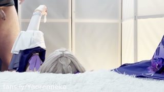 The Herta cosplay Honkai Star Rail - A blowjob and some sex with Herta
