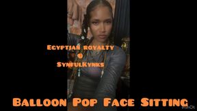 Face sitting Balloon Popping