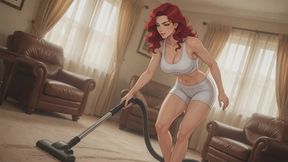 Vacuuming Stories #6: Crimson Spandex Vacuum Confession