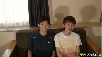 Japanese teen blows load