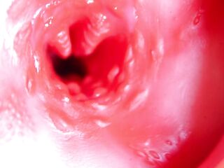 A large red schlong inside a soaked gap can give goo at any pont of time!