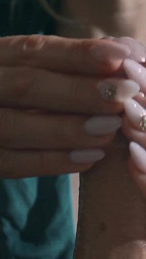 Relaxing Cock Massage After Long Day at Work for My Husband