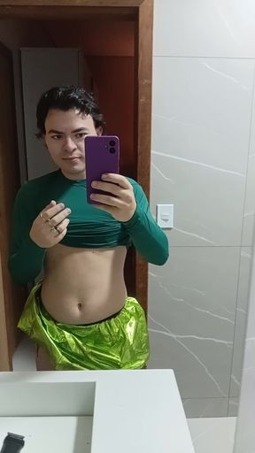 tired of searching for his dream wife he becomes his own wife