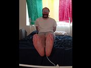 ME Tied to the Bed Barefoot