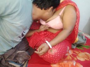 Fucking Hardcore Bhabhi Secret Hot Riding Sex with Boyfriend in Saree at Home