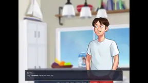 Hot stepmom fucks her horny son in Summertime Saga
