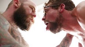 Hairy Muscle Daddy in Filthy Jock Slams his monstrous penis in Jockstrapped Sub