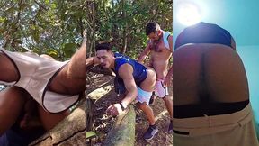 resolvi engravidar minha puta no mato