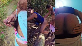 resolvi engravidar minha puta no mato