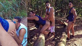 resolvi engravidar minha puta no mato