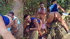 resolvi engravidar minha puta no mato