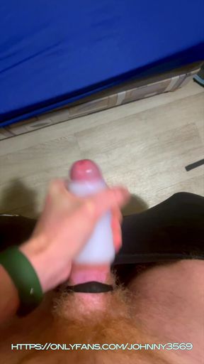 Excited Twink Playing With A New Toy. Pleasure and Cum!