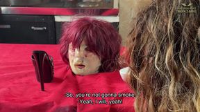 Humiliating the Powerless Slave at the Dining Table (223)