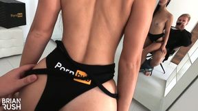 Selfie Shooting Finished With Blowjob And Rought Fuck In Tight Pussy Of Pornhub Girl - Brian Rush