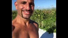 WALKING AT BEACH