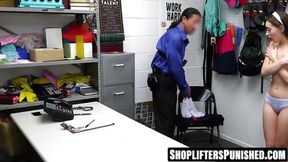 Sera Ryder's legs spread for security officer's big cock