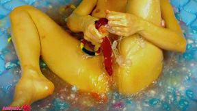 adalynnx - slime pool and gummy snakes 2