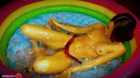 adalynnx - slime pool and gummy snakes 2