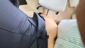 Blowjob at my Desk in the Office and Doggy-style. my Secretary Loves to such and Cum on her Ass