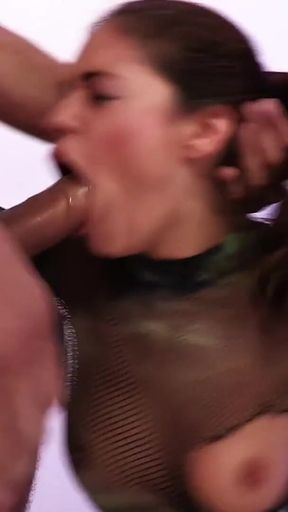Tiny Fit Slut Is Used for Pleasure by Two Hung Studs