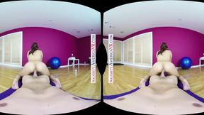 ”Sami Parker is all ready to go after stretching out in yoga”