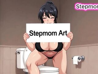 JOI Stepmom Hawt and Rich in the Washroom- Come with me 100% U'll cum - Bawdy Talk