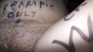 Bodywriting bimbo fiance inside jizzed pov gang bang - Roleplay