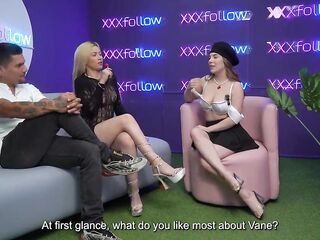 Vane Medina- Latin chick Large Butt Comes on the Podcast to Talk... and Ends Up Screwing and Groaning with a Stranger