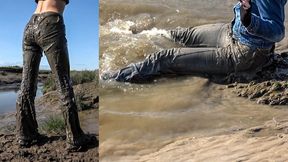 Muddy jeans washing! Is it possible to get all this mud off!?!?