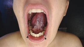 Climb Inside Wide Open Teeth Tongue Mouth Show